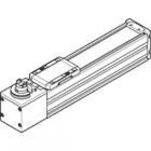 Festo Elektrický lineární aktuátor 300 mm, řada: ELGC-TB, Krokový motor, Servomotor 1200mm/s, cyclus: 100 %, IP40