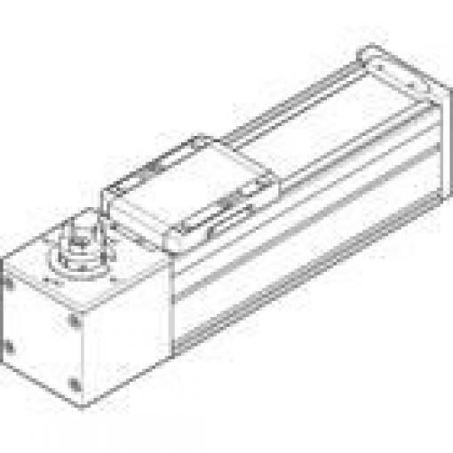 Festo Elektrický lineární aktuátor 500 mm, řada: ELGC-TB, Krokový motor, Servomotor, zatížení: 600N 1500mm/s, cyclus: