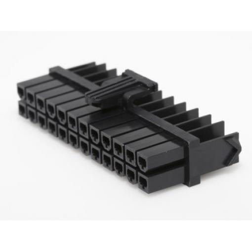 Molex Ochranný kryt konektoru, řada: Mini-Fit Vnější, rozteč: 4.2 mm, počet kontaktů: 24, počet řad: 2, orientace těla: