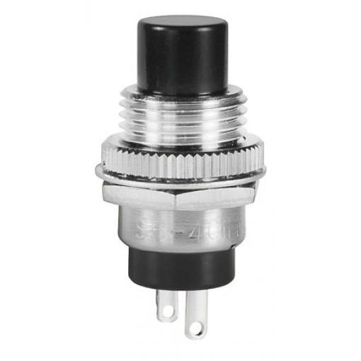 NKK Switches Tlačítkový spínač, řada: SB 1 NC Zap-vyp 12.5 mm 3 A 125 V ac