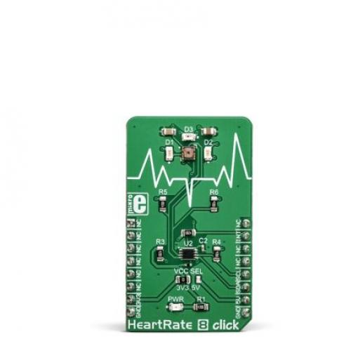 Deska Heart Rate 8 Click MIKROE-3218 MikroElektronika