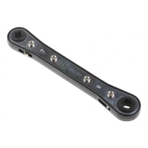 Očkový ráčnový klíč 7 to 8 mm² RS PRO