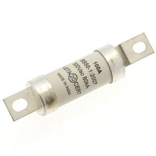 Pojistka se šroubovými vývody 100A A3 Eaton 73 mm 500V ac
