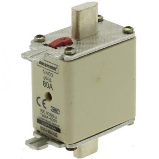 Pojistka se šroubovými vývody 80A NH00 F Eaton 500V ac