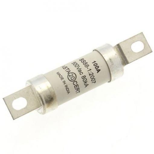 Pojistka se šroubovými vývody 100A A3 Eaton 73 mm 500V ac