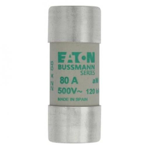 Kazetová pojistka 80A M 22 x 58 mm Eaton Keramika 500V ac