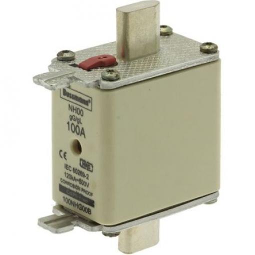 Pojistka s centrovanými vývody 100A NH00 gG Eaton 500V ac