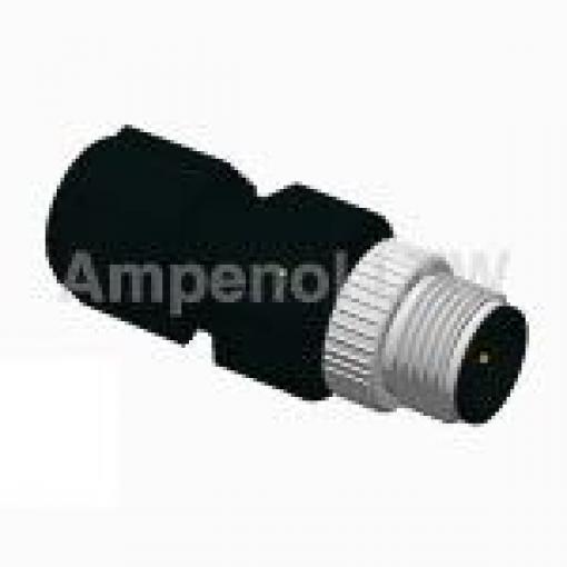 Kulatý konektor, počet kontaktů: 3, Kabel, velikost: M12 Amphenol Industrial, pohlaví kontaktu: Vnější, orientace těla: