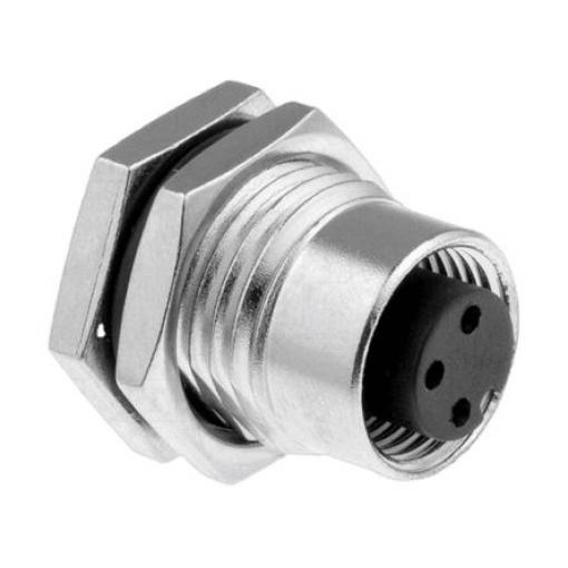 Kulatý konektor, počet kontaktů: 3, Kabel, velikost: M12 Amphenol Industrial, pohlaví kontaktu: Vnější, orientace těla: