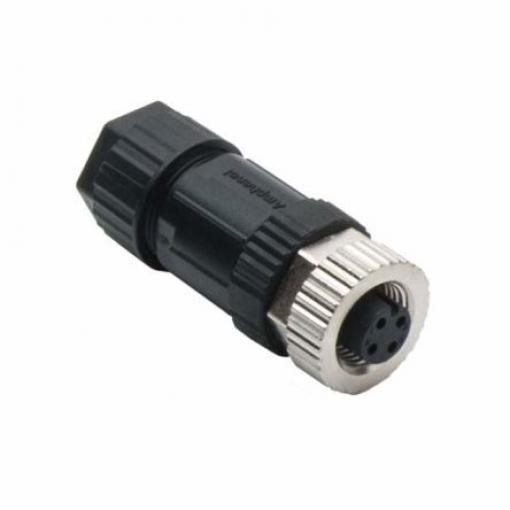Kulatý konektor, počet kontaktů: 4, Kabel, velikost: M12 Amphenol Industrial, pohlaví kontaktu: Vnitřní, orientace těla: