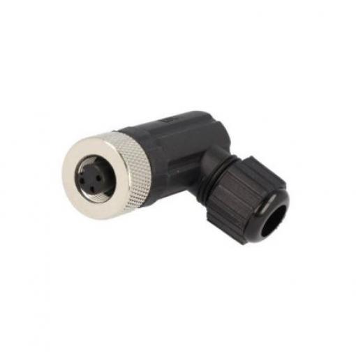Kulatý konektor, počet kontaktů: 3, Kabel, velikost: M12 Amphenol Industrial, pohlaví kontaktu: Vnitřní, orientace těla: