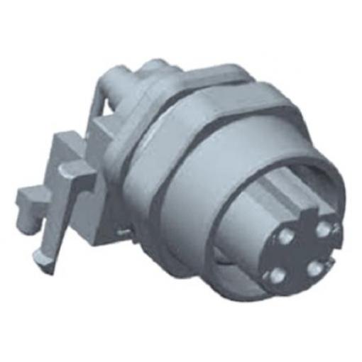 počet kontaktů: 4, Montáž na panel, velikost: M12Amphenol Industrial, pohlaví kontaktu: samice Zásuvka, řada: M, 4.0A,