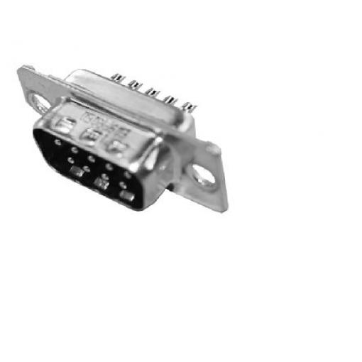 Amphenol Communications Solutions Konektor D-Sub, počet kontaktů: 15, orientace těla: Rovný 2.74 mm, Kabel Samec/samice,