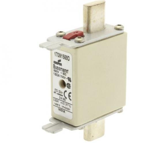 Pojistka s centrovanými vývody 160A NH000 T aR Eaton 690V ac