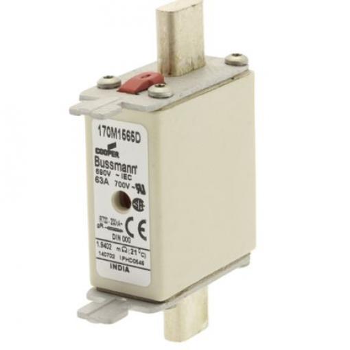 Pojistka s centrovanými vývody 63A NH000 T gR Eaton 690V