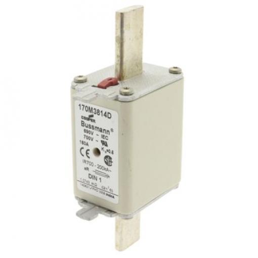 Pojistka s centrovanými vývody 160A NH1 Rychlá akce aR Eaton 690V ac