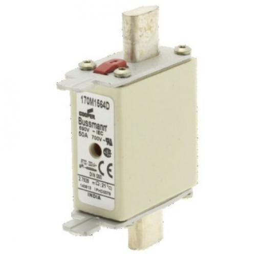 Pojistka s centrovanými vývody 50A NH000 T gR Eaton 690V ac