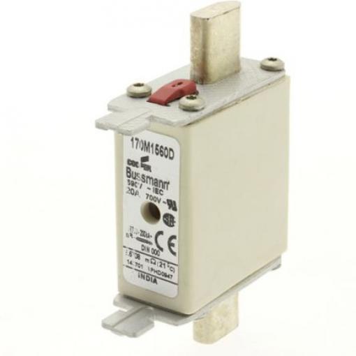 Pojistka s centrovanými vývody 20A NH000 T gR Eaton 690V ac