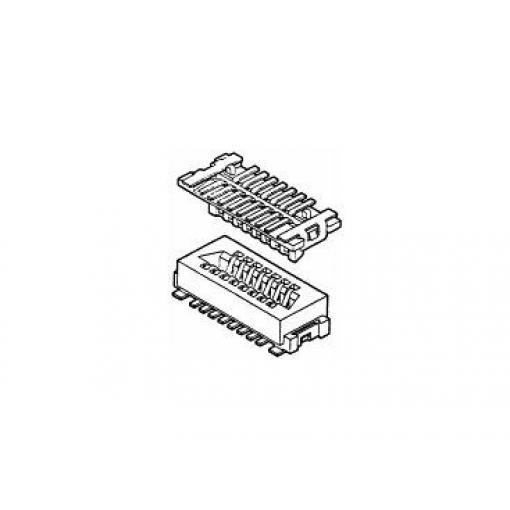 Patice PCB, řada: Conan, orientace těla: Rovný, rozteč: 1 mm Deska-deska, počet kontaktů: 15, počet řad: 2, Povrch