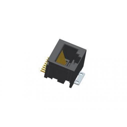 Amphenol Communications Solutions Konektor RJ45, řada: 98435 Vnitřní Cat5, Cat3, počet cest: 8, Svislé, Povrch
