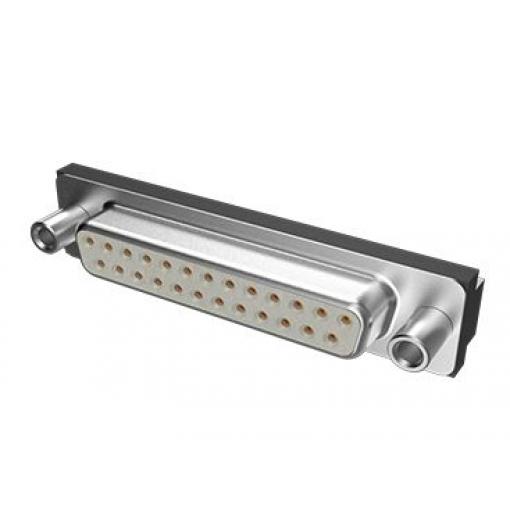 Amphenol Communications Solutions Konektor D-Sub, řada: DM, počet kontaktů: 25, orientace těla: Pravý úhel 2.76 mm,