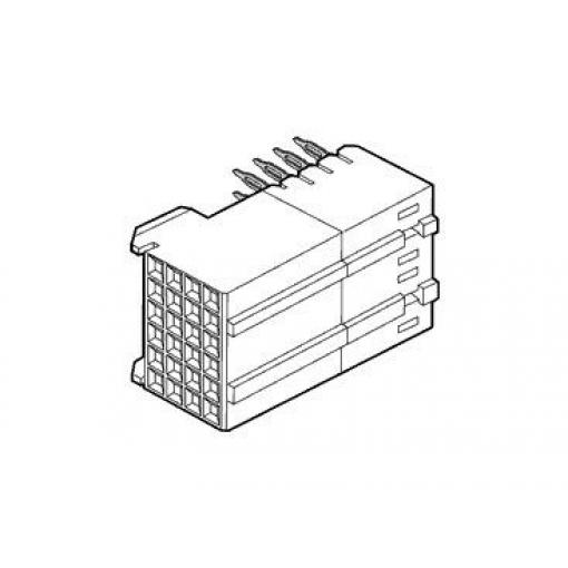 Amphenol Communications Solutions Konektor pro základní desku, řada: 89047, rozteč: 2 mm Pravoúhlá zásuvka, počet
