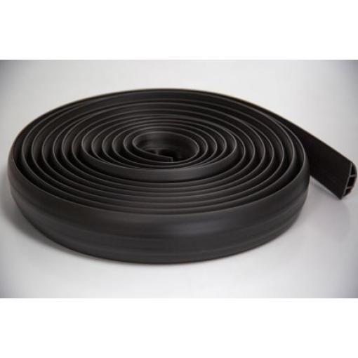 Kryt kabelu 17 mm (vnitřní prům.) délka 9 m x šířka 60mm barva Černá RS PRO Polyvinylchlorid