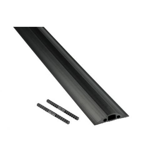 Kryt kabelu 14mm (vnitřní prům.) délka 9m 14 x 9mm x šířka 68 mm barva Černá RS PRO PVC