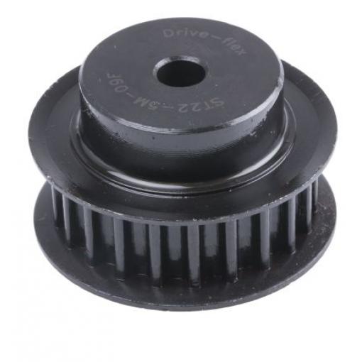 RS PRO Řemenice rozvodového řemenu, Ocel 22 zubů 9 mm rozteč 5 mm, vývrt: 6 mm