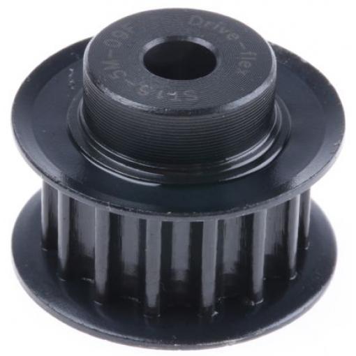 RS PRO Řemenice rozvodového řemenu, Ocel 15 zubů 9 mm rozteč 5 mm, vývrt: 6 mm