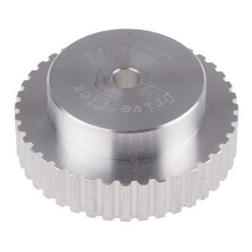 RS PRO Řemenice rozvodového řemenu, Hliník 40 zubů 14.3 mm rozteč 5 mm, vývrt: 8 mm
