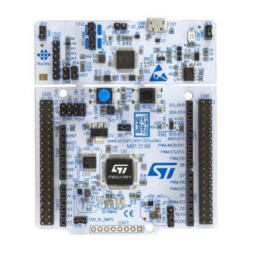 STMicroelectronics Vývojový nástroj pro mikrokontroléry, STM32L412RB, STM, MCU NUCLEO-L412RB-P, Mikrokontrolér, ARM,