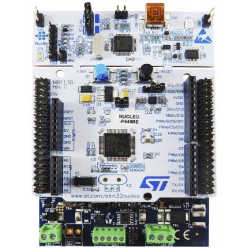 Vývojová sada mikrokontroléru, STM32F446RET6, ARM, MCU, Mikrokontrolér, ARM Cortex-M4, Nucleo Pack, V1.1, Vývojová sada