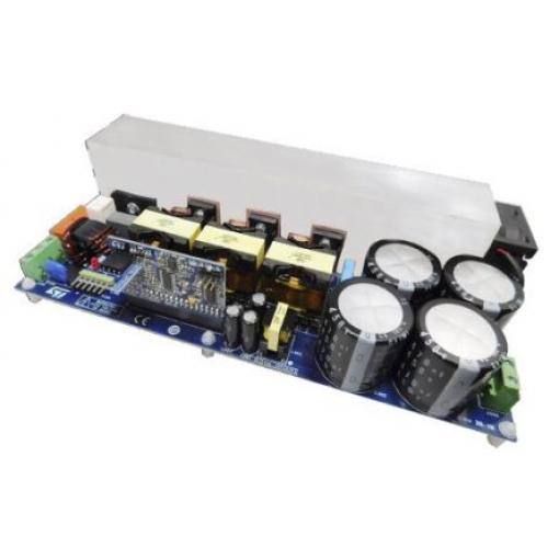 Vývojová sada pro řízení napájení, 3 kW Three-Channel Interleaved PFC Based on the STNRGPF01 Digital Controller,