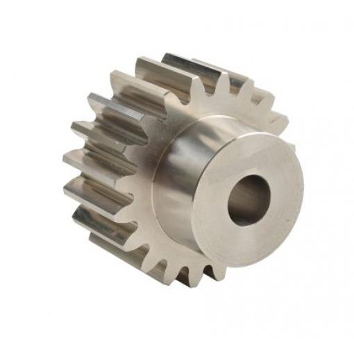 Čelní ozubené kolo, Ocel 32zubové, průměr rozteče: 16 mm, 0.5 průměr náboje 12 mm průměr vývrtu 5 mm RS PRO