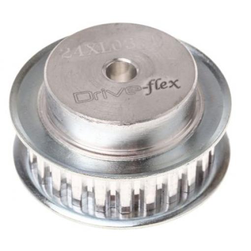 RS PRO Řemenice rozvodového řemenu, Hliník 24 zubů 9.5 mm rozteč 5 mm, vývrt: 6 mm
