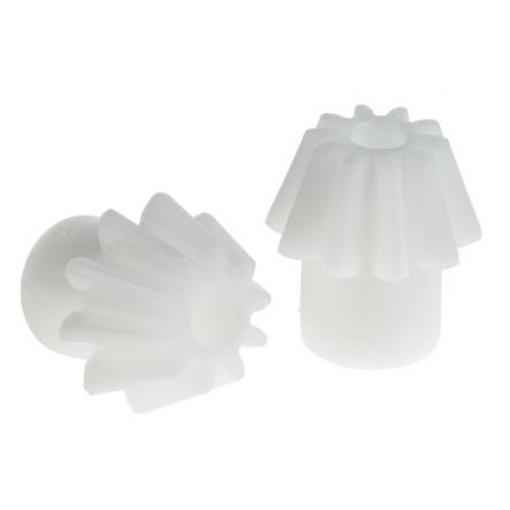 Kuželové soukolí, Termoplastický polymer 10 zubů úhel 20 °, vývrt: 6 mm RS PRO, 2