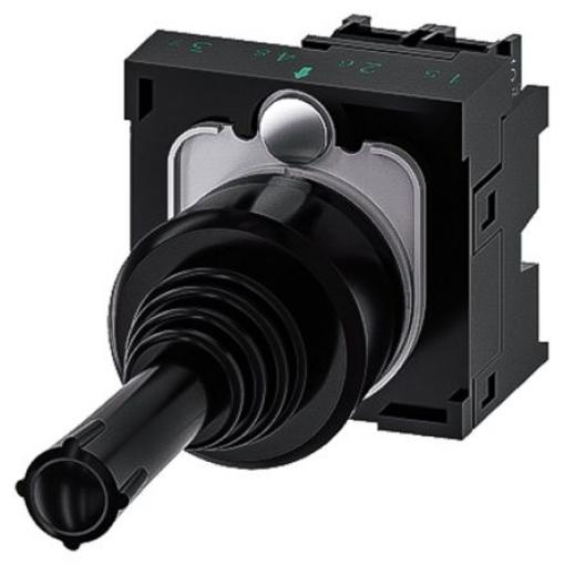 Siemens Joystickový, řada: SIRIUS ACT 3SU11 IP67, IP65, IP20 Kulatý 10 A Šroub SPDT 70 °C -25 °C
