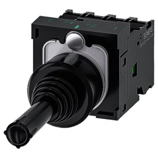 Siemens Joystickový, řada: SIRIUS ACT 3SU11 IP67, IP20, IP65 Kulatý 10 A Šroub 500 V ac 4 NO 70 °C -25 °C