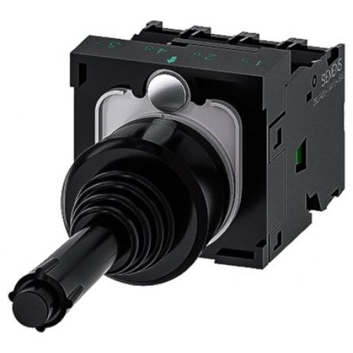 Siemens Joystickový, řada: SIRIUS ACT 3SU11 IP65, IP67, IP20 Kulatý 10 A Šroub 500 V ac 4 NO 70 °C -25 °C