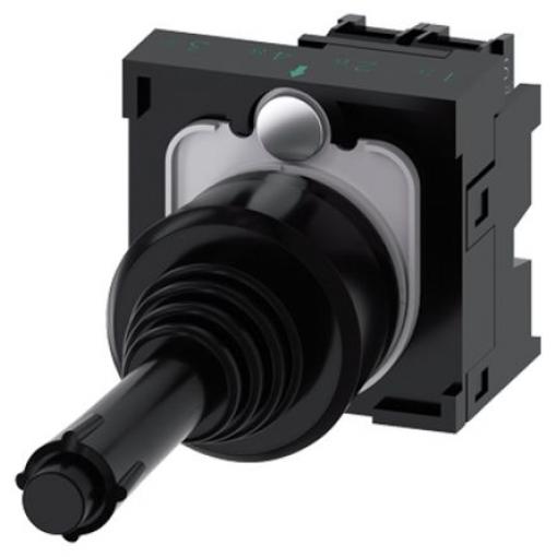 Siemens Joystickový, řada: SIRIUS ACT 3SU11 IP20, IP65, IP67 Kulatý 10 A Šroub 500 V ac SPDT 70 °C -25 °C