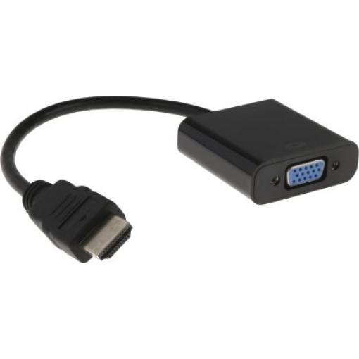 RS PRO AV adaptér, orientace těla: Rovný, adaptér z typu: HDMI Vnější, VGA, adaptér z typu: Adaptér HDMI na VGA Vnitřní,