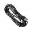 RS PRO Kabel USB do zásuvky IC Vnější, A: USB typu A, 3 m Vnější, Černá, B: USB typu A