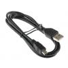 RS PRO Kabel USB do zásuvky IC Vnější, A: USB typu A, 1 m Vnější, Černá, B: Micro USB typ B