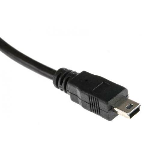 RS PRO Kabel USB do zásuvky IC Vnější, A: USB typu A, 5 m Vnější, Černá, B: Micro USB typ B