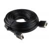 RS PRO, A: Vnější VGA, B: Vnější VGA Kabel VGA 15 m, Černá