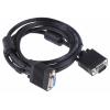 RS PRO, A: Vnější VGA, B: Vnitřní VGA Kabel VGA 2 m, Černá