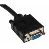 RS PRO, A: Vnější VGA, B: Vnitřní VGA Kabel VGA 5 m, Černá