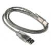 RS PRO Kabel USB do zásuvky IC Vnější, A: USB typu A, 1 m Vnější, Průhledné, B: USB B