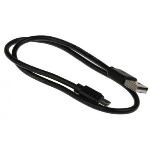 RS PRO Kabel USB do zásuvky IC Vnější, A: USB typu A, 500 mm Vnější, Černá, B: Micro USB typ B